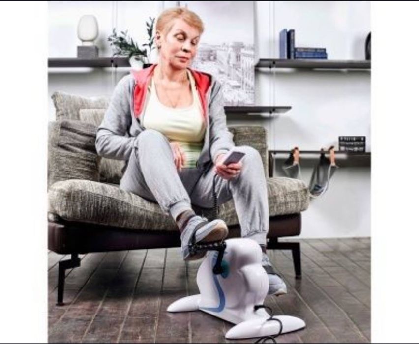 Мини велотренажер электрический для ног и рук