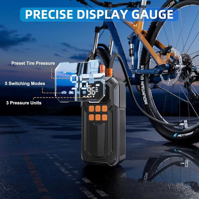 Портативный компрессор ACMOUNT C30 160PSI/30L 10000 mAh