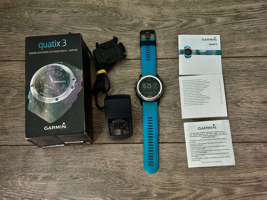 Ceas Garmin Quantix 3 / impecabil / geam Sapphire / GPS /