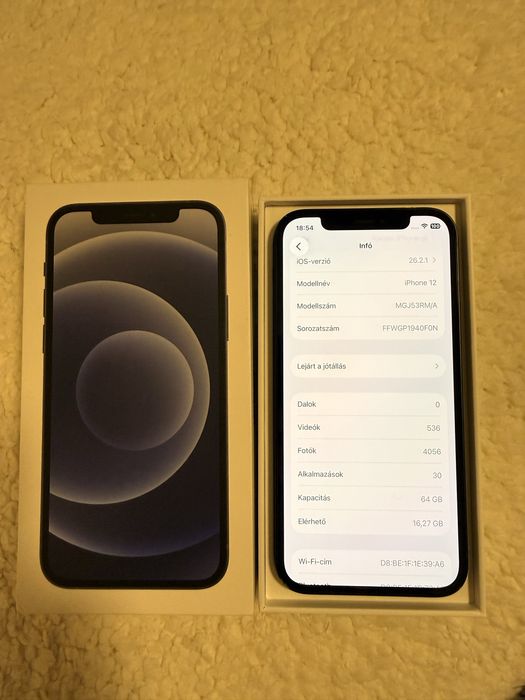 Iphone 12-64GB full box