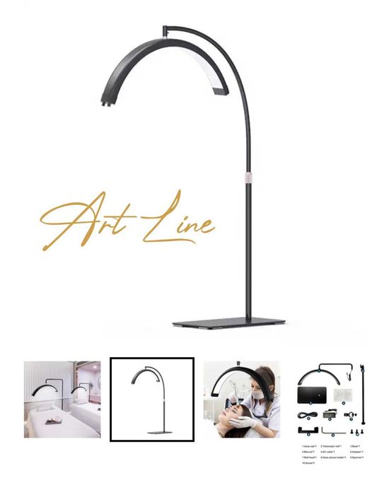 Lampa LED semiluna MOON LIGHT HD-M6X -Make-up artiști,Cosmeticieni