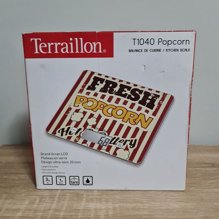 Стъклена електронна кухненска везна