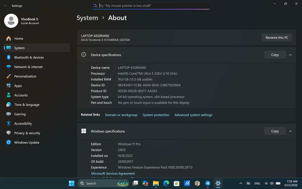 ASUS Vivobook S14 Ultra 5/DDR5 16/M.2 512GB/ 14 OLED