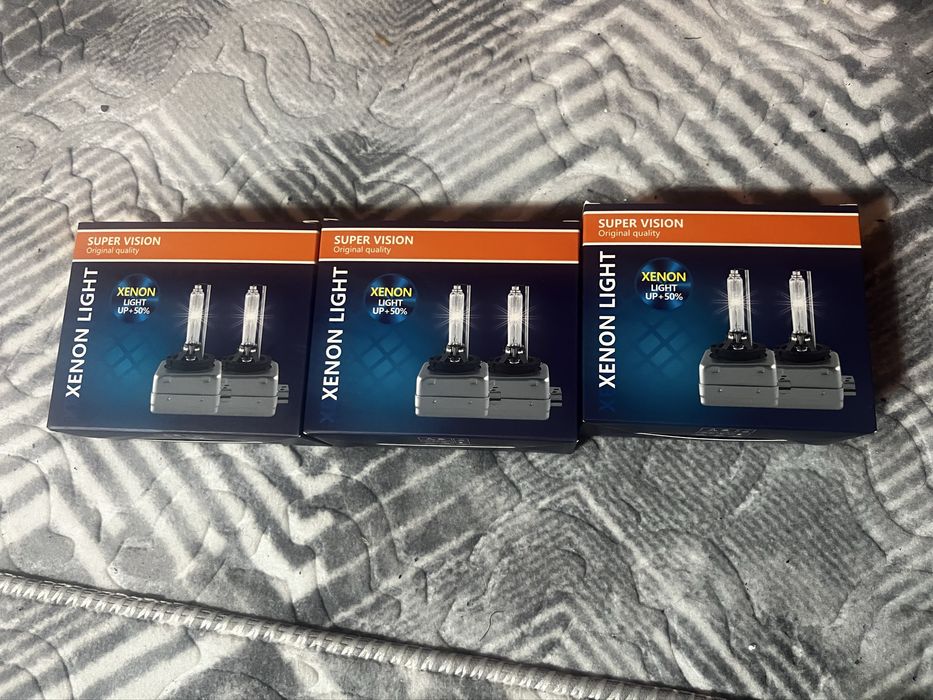 Set 2 becuri xenon D2S  D1s D3s 6000K 35 w SuperVision UP +50%