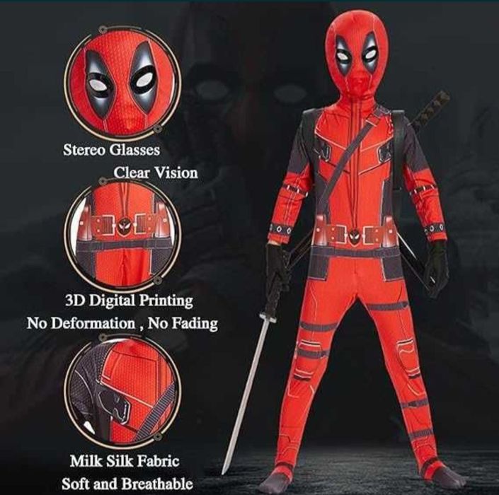 Дедпул костюм и мечове
