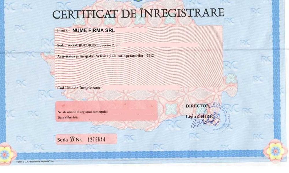 Infiintari Firme (SRL, PFA, SRL-D, ASOCIATII ).