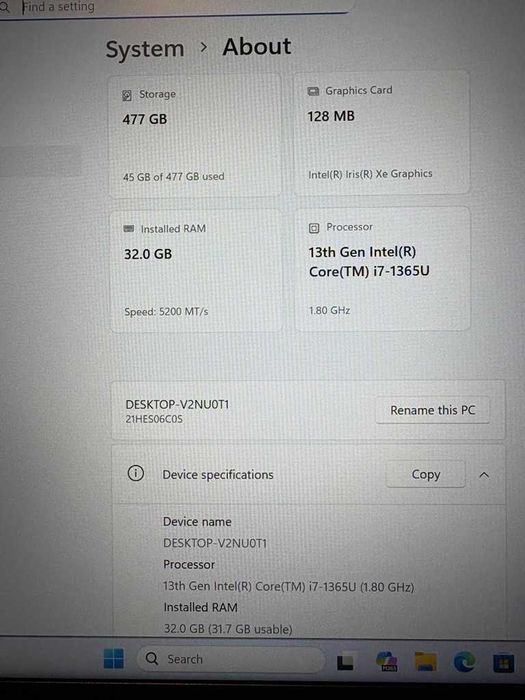 Lenovo ThinkPad X1 Yoga Gen 8 14"FHD IPS ThinkPad® Privacy Guard 500nits. cpu i7 1365U. Ram 32/512 Gb NVMe SSD. 5G модул-наличен. ГАРАНЦИЯ 2 XI 26г.