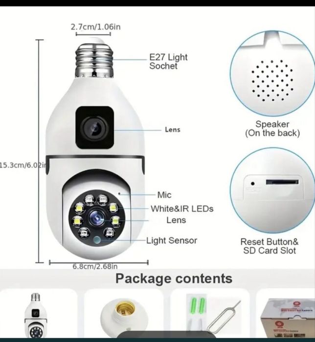 Wi Fi camera за видеонаблюдение