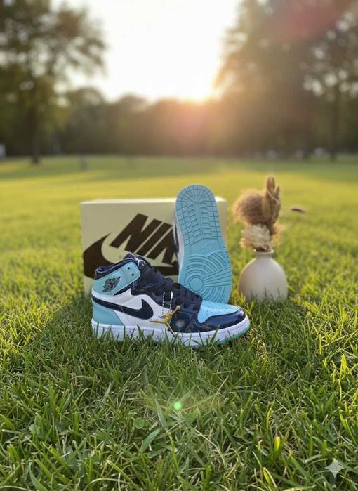 Adidasi Jordan 1 UNC Bread - Adidasi Fete Baieti