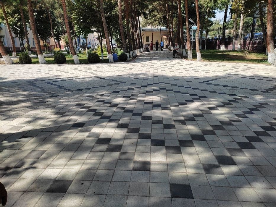 Брусчатка вибропресованные Гранит Травертин Каменный ковёр Бордюры