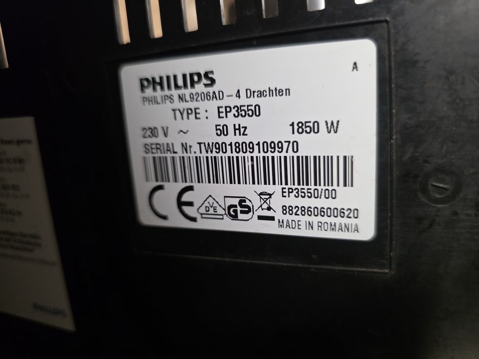 Espressor Philips EP3550 aparat automat cafea espresor saeco
