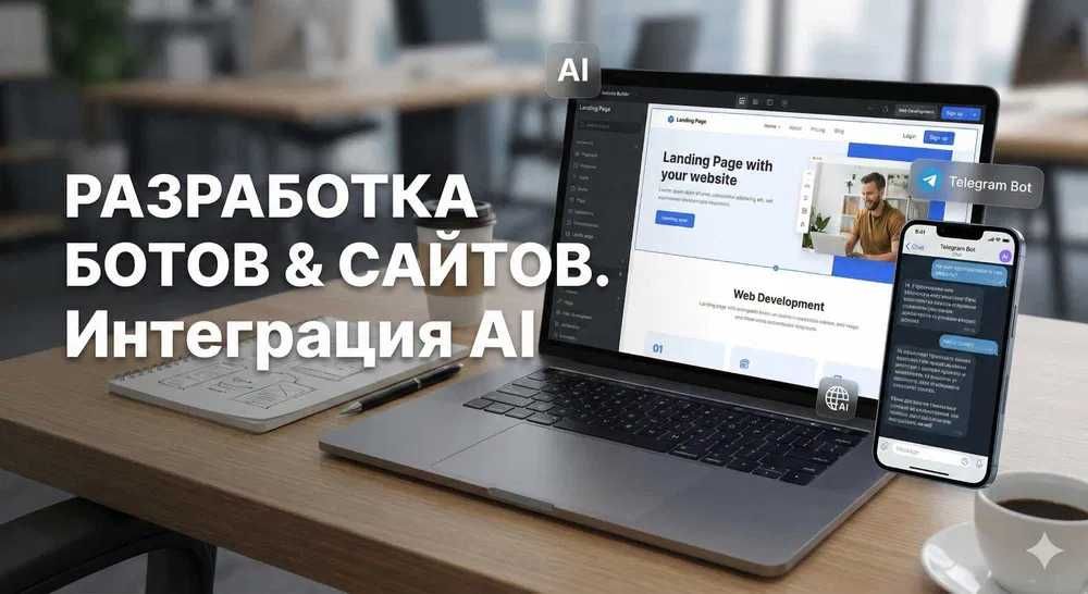Veb-dasturchi xizmatlari — sайт, bot, online-do'kon