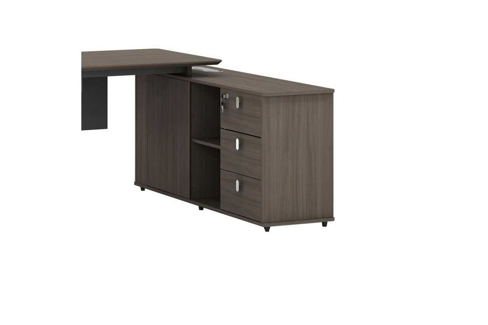 Офис Бюро Denith, Два размера, Орех-графит, Безплатна Доствка !