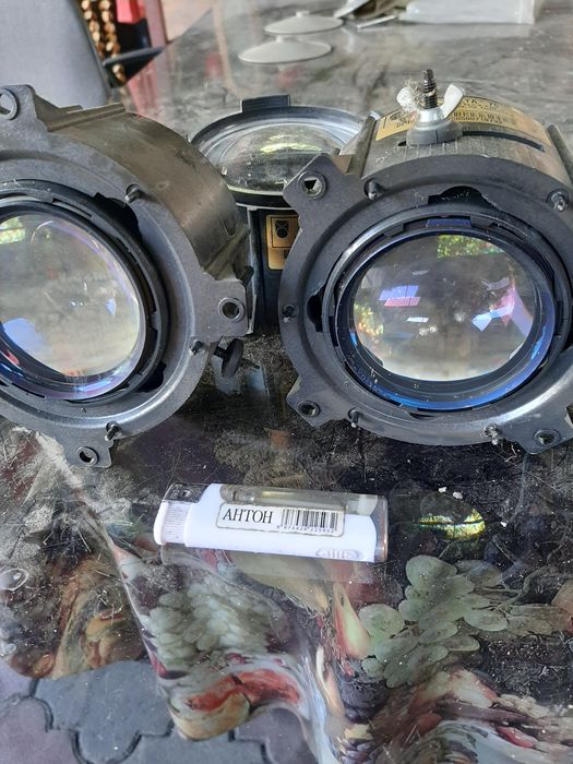 Три линзы с проэкционника