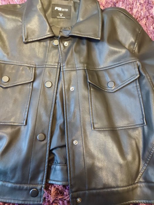 Кожено черно яке