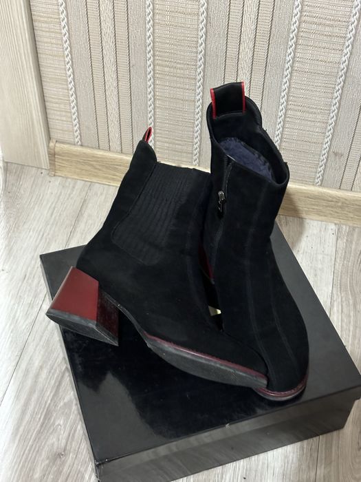 Зимняя обувь на каблуке