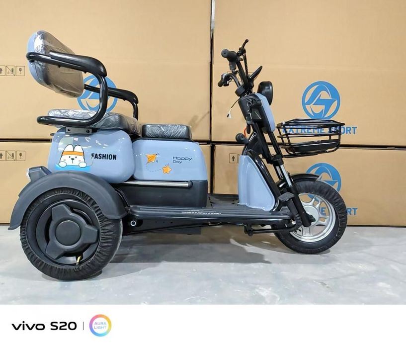 Электротрицикл электровелосипед