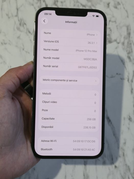 Vand/schimb iPhone 12 Pro Max 256gb