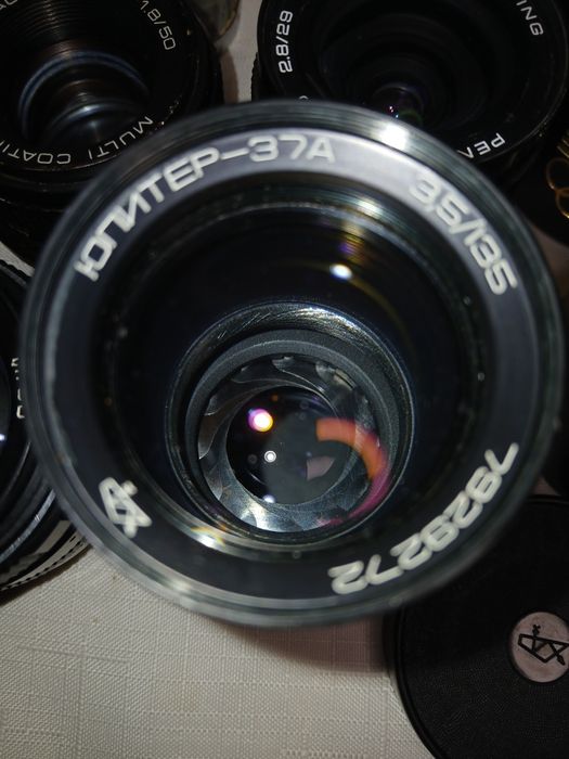 Объективы Pentacon, Yashinon-DX, Зенитар-М, Юпитер-37A