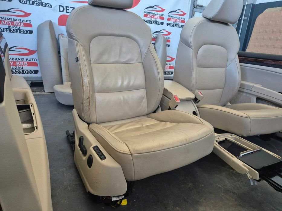 Interior din piele cu incalzire Skoda Superb 2 an 2012 bancheta incalzita