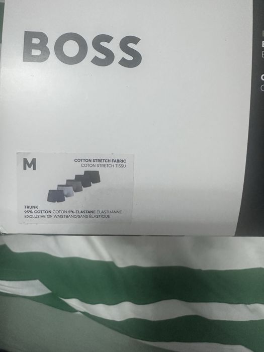 Seturi boxeri noi originali Hugo Boss 5 buc mar M si L