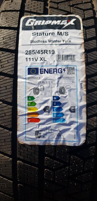 НОВИ ЗИМНИ-19цола-"спорт пакет-285/45-255/50-"GRIPMAX"-с монтаж и бала