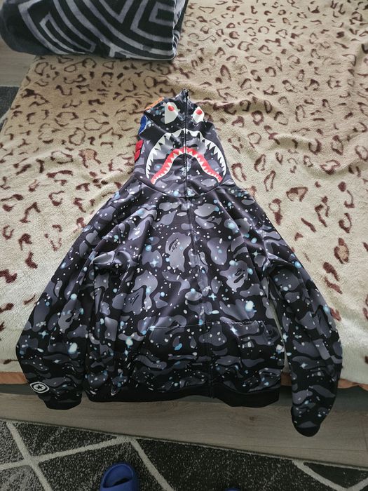 Bluză bape neagră galaxy