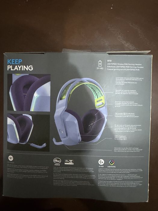 Наушники logitech g733