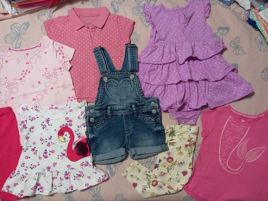 Дънки комплект рокля блуза  H&M, Lupilu George Waikiki Benetton