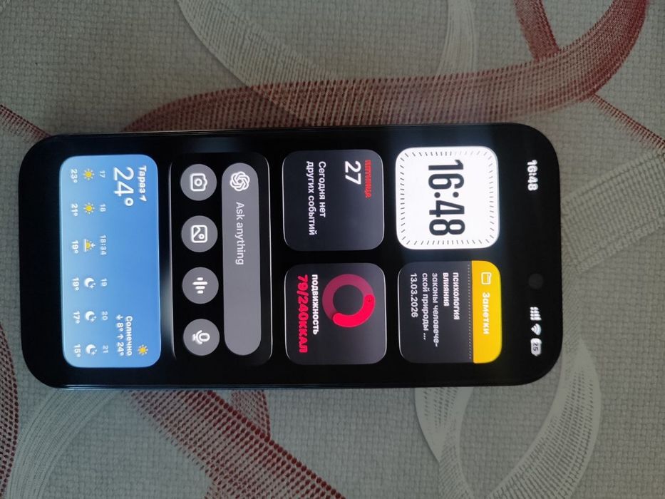 iPhone 16 Pro 256GB, 2 месяца использования