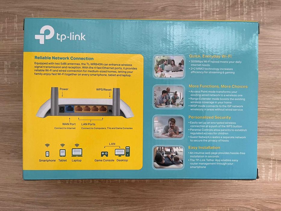 Router wireless TP-Link TL-WR840N