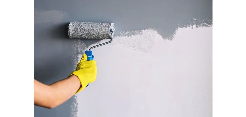 Покраска стен потолков закатка побелка