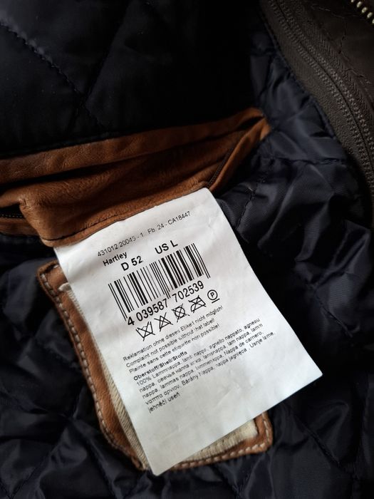 Milestone мъжко кожено яке L размер.