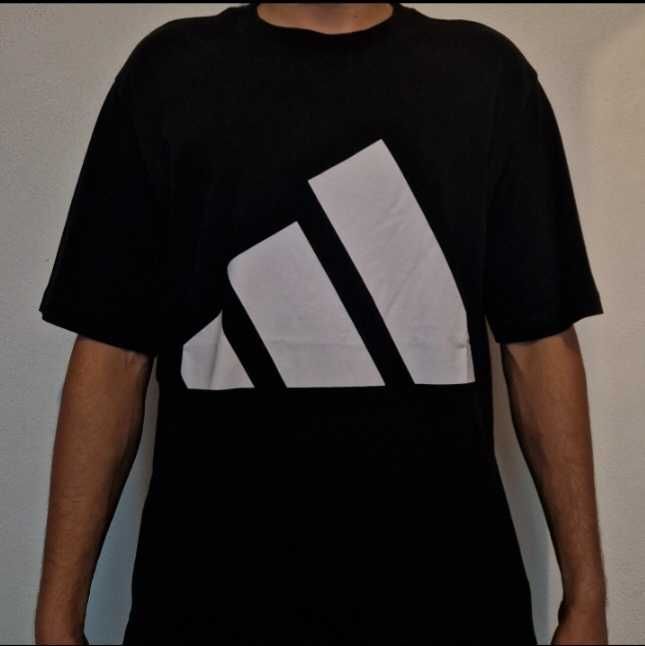 Tricou negru - ADIDAS