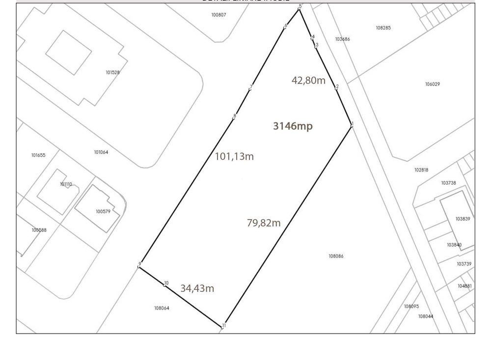 Teren intravilan 3146mp, proprietar, Ghimbav intabulat