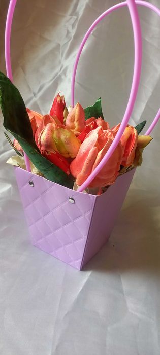 Зефирные тюльпаны, роз