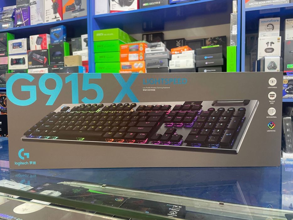 Logitech G915 X Full Size Беспроводная Механическая Клавиатура