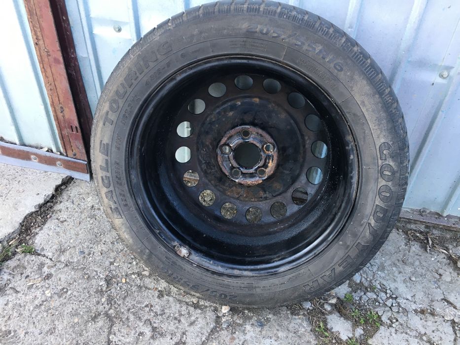 Roata Rezerva Janta Tabla+Anvelopa 205 55 R16 5x100 Vw Golf 4 Bora