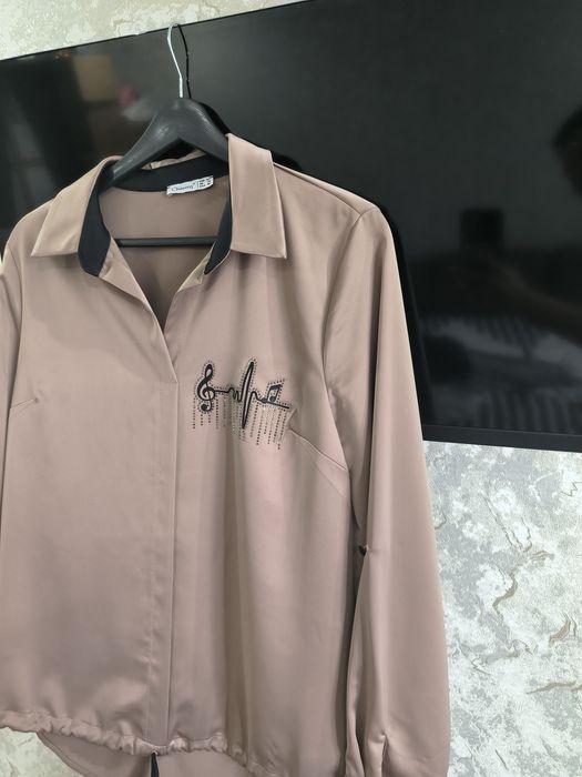 Офисная блуза длинный рукав