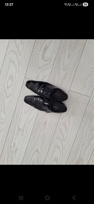 Pantofi lac negri