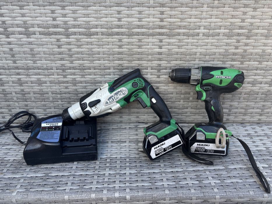Rotopercutor hitachi DH 18DSL si filetanta DS 18DSL