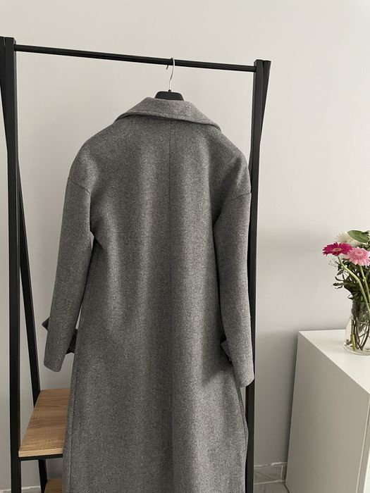 Дамско сиво палто дълго XS/S не е носено