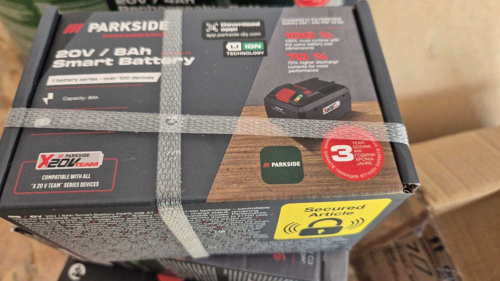 20V 8Ah батерия Parkside Performance - НОВИ, ГАРАНЦИЯ