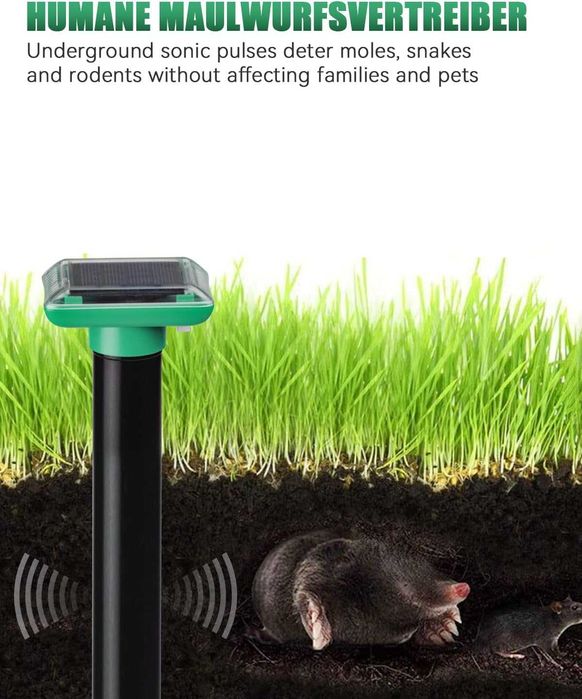 Соларни ултразвукови репелери за гризачи –комплекти. (в кутия × 4 бр.)