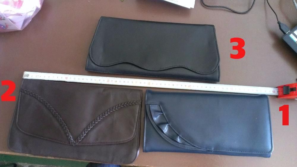 Малки дамски чанти тип портмоне , кожени