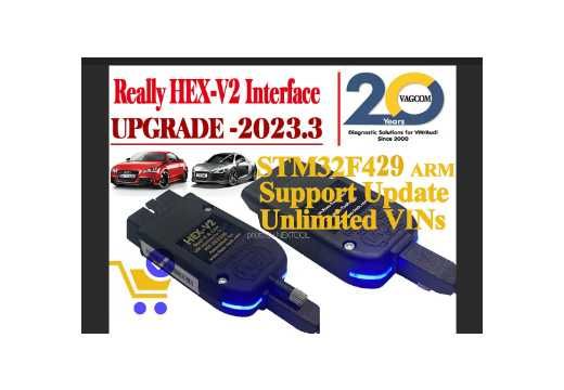 Tester VCDS REAL HEX V2 ARM STM32F429 Soft 23.3 diagnoza  auto VAG COM