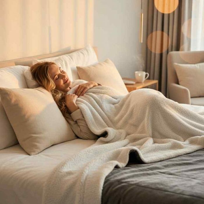 Топло и уютно дори в най-студените вечери – двустранно одеяло тип “Шер