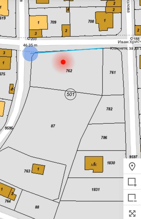 Продава се Парцел в Пловдив, Южен - 1156 кв.м за 55 €/кв.м - Снимка #4