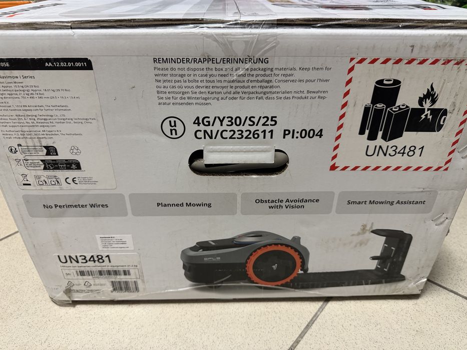 Robot de tuns iarba Segway Navimow i105E