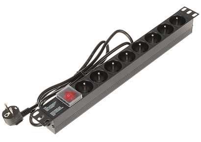 PDU Блок распределения питания (PDU), 8 розетокс выключателем